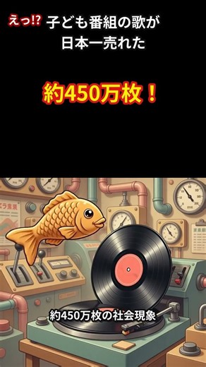 【昭和の実話】約450万枚「およげ！たいやきくん」子門真人 #Shorts #昭和歌謡