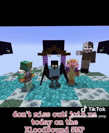 The SMP opens today (7/8) at 5 pm EST!! Join us today! #minecraft #smp #minecraftserver #originsmod #dsmp #dreamsmp #dream #server