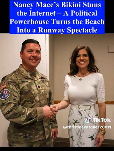 Nancy Mace’s Bikini Stuns the Internet – A Political Powerhouse Turns the Beach Into a Runway Spectacle#hollywood #breakingnews #nancymace