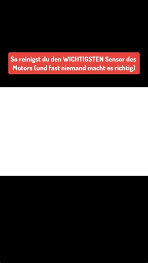 So reinigst du den WICHTIGSTEN Sensor des Motors (und fast niemand macht es richtig) part 5 #motorsensor #MAFsensor #autotipps