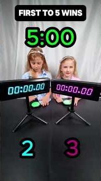 Timer challenge goes CRAZY... first to 5 wins #challenge #shorts #fyp