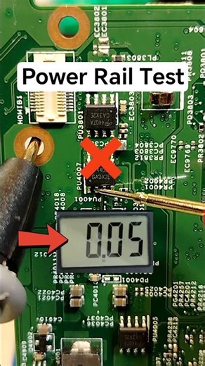 Track Any Power Rail in Seconds | Find Power Flow by Reading MOSFETs #shorts