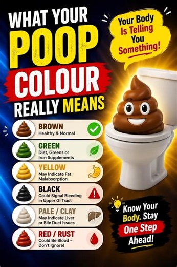 Your Poop Colour Is Warning You #poop #fart