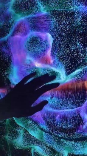 Interactive Nebula Wall | Real-Time Touch & Motion Reactive Visual Experience