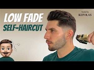 Medium Length Low Fade Self-Haircut Tutorial | How To Cut Your Own Hair