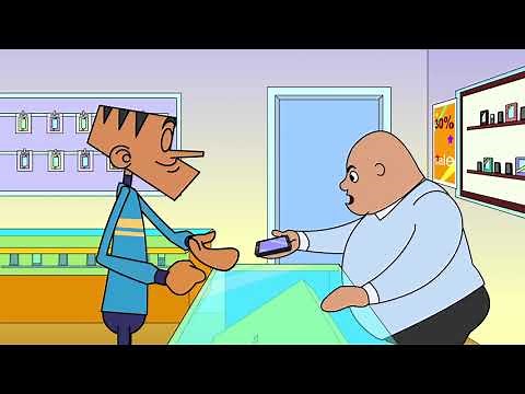 Suppandi தொலைபேசி வாங்கினார் | தமிழில் சாகசங்கள் | Funny Cartoons In Tamil - Cartoons In Tamil