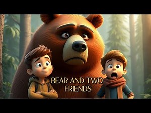 The Bear and Two Friends | Fun Animated Story for Kids | Friendship & Adventure!