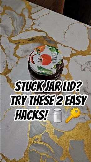 How to open a stuck jar lid
