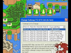 Super Mario World - Lunar Magic - Inserting Overworld ExGFX