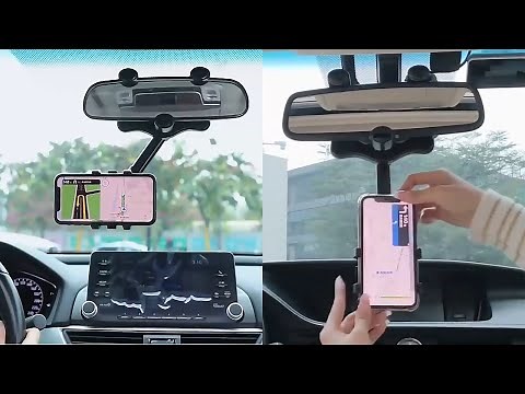 Rotatable and Retractable Car Phone Holder Review 2022 - Best Phone Holder For Car
