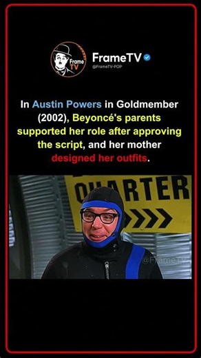 Beyoncé's Mom Helped Shape Her Goldmember Look! ✨🎬 #movie