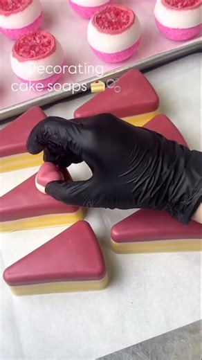 Cute Cake Soap Making Process | Soap Art #soap #soapmaking #handmadesoap