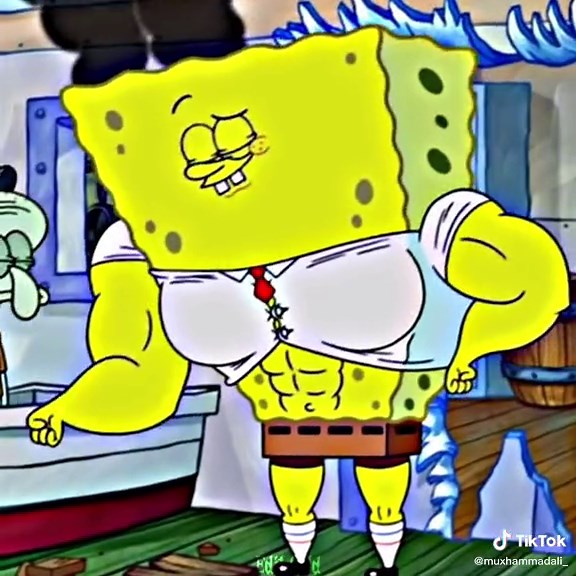 Spongebob Flexing Muscles Edit
