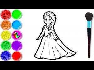 How to Draw a Princess Drawing for Kids | Cute & Simple Style - Bee Art TV