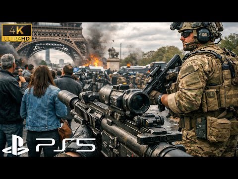 US Delta Force Attacked in PARIS | Ultra Immersive Call of Duty [4K60FPS] Gameplay