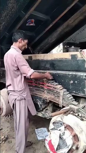 How to Set Leaf Spring in Truck | Heavy Vehicle Suspension Setting #shortsfeeds #ntipower