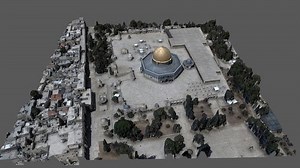 Dome of the Rock in Jerusalem - 3D View