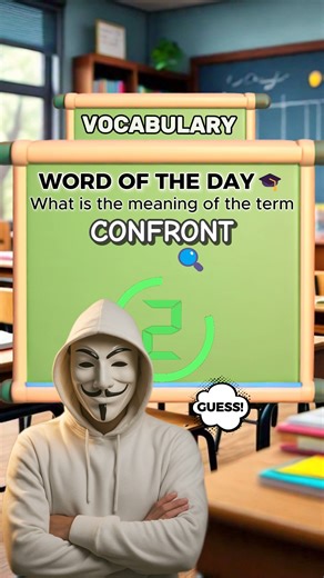  What does Confront mean?  Confront means to face a problem,...