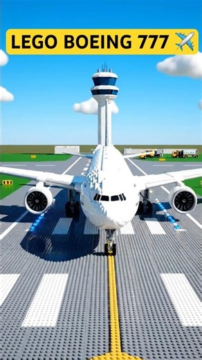 This LEGO Boeing 777 Looks TOO REAL 😳✈️