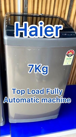 Haier 7Kg top load fully automatic washing machine 2025 #haier #washingmachine