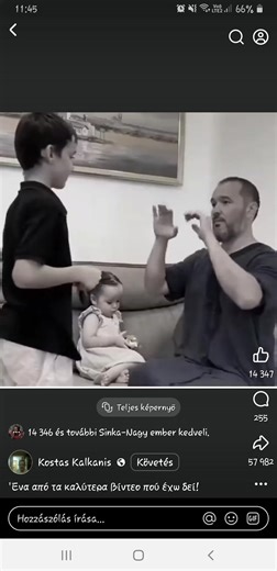 Egy kislány üzenete a felnőtteknek 24 másodpercben. Úgy gondoljuk, nekünk, felnőtteknek kell nevelnünk a gyermekeket. Pedig a gyermeki lélek képmutatás nélküli, spontán szeretete sokszor tanítás a felnőtt számára. A rövid videón látható kislány reakciója megrázó és elgondolkodtató. Ilyenkor a harcokhoz szokott felnőtt lélek – a katarzis pillanatában – csendben kapitulál: leteszi a fegyvert. (A videónak zenei aláfestése, azaz hangja van.) Forrás: Kostas Kalkanis (2024. szeptember 15.) https://www
