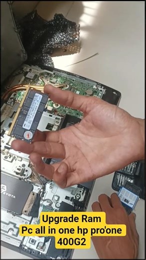 upgrade Ram PC hp pro'one 400 G2 all in one #upgraderam #serviskomputer