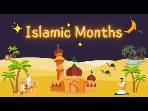 Islamic Months Names | Months In Islam | Islamic Months Names for Kids | Kids Learning Video