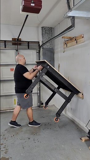 You Won’t Believe What This Table Does #GarageHack #FoldingWorkbench