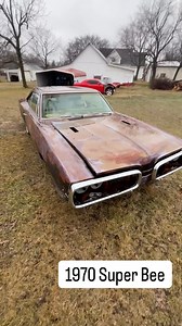 1970 Coronet Superbee that I picked up out of Colorado, where it had spent 25-30 years. I have no idea any history on it except for a Missouri state sticker on the windshield. It was originally a 383, 4 speed, FC7 (purple), N96 car with a white top and bucket seats. Talk about a nice combo!! #70superbee #68superbee #69superbee #1968superbee #1969superbee #1970superbee #superbee #coronetsuperbee #dodgecoronet #68coronet #69coronet #70coronet #1968coronet #1969coronet #1970coronet #coronet #super 