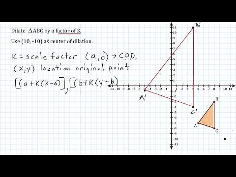 Dilations On The Coordinate Plane Using Slope
