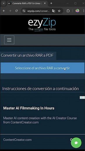 📦 Convierte RAR a PDF en Tu Navegador | No Requiere Instalación De Software