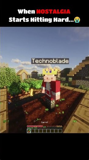 When Nostalgia Starts Hitting Hard..😭 #minecraft #shorts