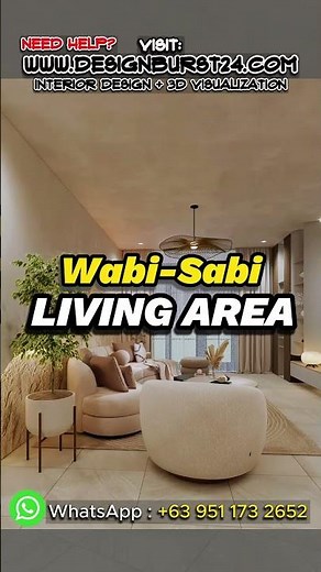 Soft Curves and Natural Textures – Wabi-Sabi #interiordesign