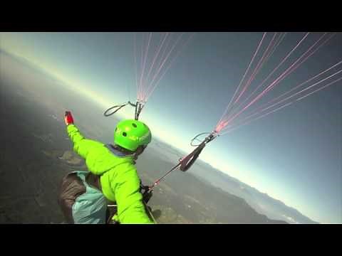 富士山頂からのパラグライダー！！Paragliding from Mt. Fuji !!