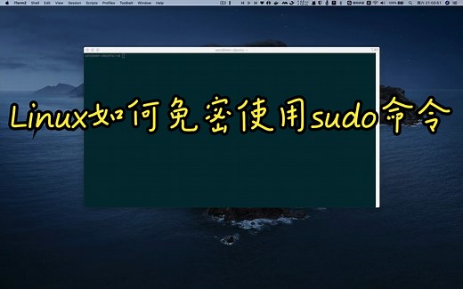 Linux普通用户如何免密执行sudo
