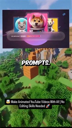 🤯 Make Animated YouTube Videos With AI! | No Editing Skills Needed 🚀 #AI #YouTube