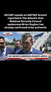 957 reactions · 12 shares | Former Fox News anchor and current SECDEF speaks on the Atlantic article that has already been verified as true by the national security council. | OAF Nation | Facebook