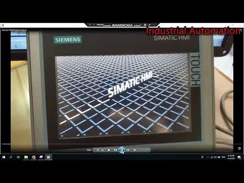 Siemens TP 700 Comfort HMI Program Upload