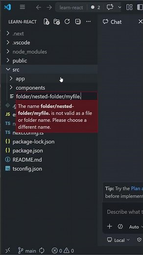 Create File With Nested Folder in VS Code #vscode #editor #DeveloperTools #WebDevelopment