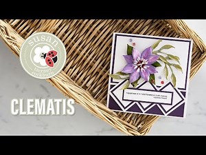 Spellbinders Clematis by Susan Tierney-Cockburn How-To