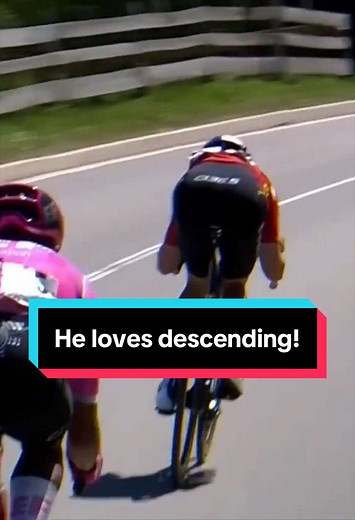 Cycling Enthusiast Loves Downhill Descents