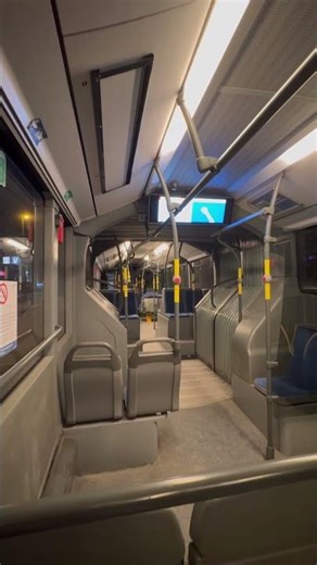 Mercedes Public Transport articulated bus interior view #shorts #youtube #travelblog #travel