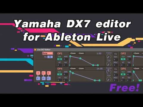 Edit your DX7 with this free Max For Live device!