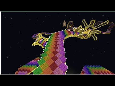 Minecraft Mario Kart 8 N64 Rainbow Road
