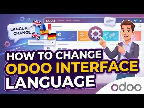 How to Change Odoo Interface Language #odoo #odoosupport #mousetrack #sirajsap