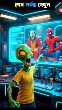 Why did the alien capture the superhero’s children? #shortsfeed #shorts #spiderman