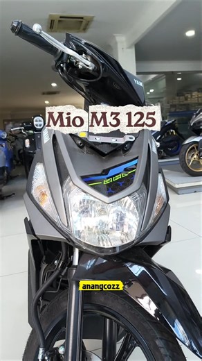 Mio M3 125 latest color metallic black #miom3