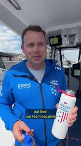 American Magic Chief Operating Officer Tyson Lamond praises drinking water from Bluewater