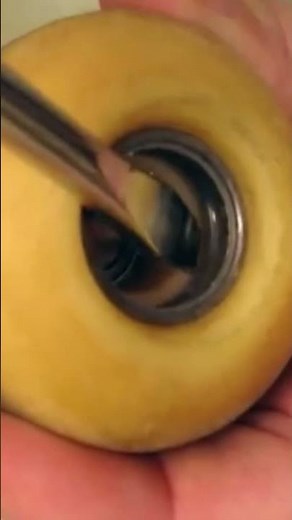 Here’s a method for effortlessly removing a damaged skateboard bearing from your wheel.