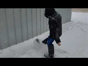 SON WANTS TO PEE IN THE SNOW #feb2021 #021521 #winter2021 #yellowsnow #pee #snowyday #winterday